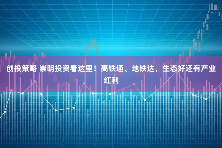 创投策略 崇明投资看这里！高铁通、地铁达，生态好还有产业红利